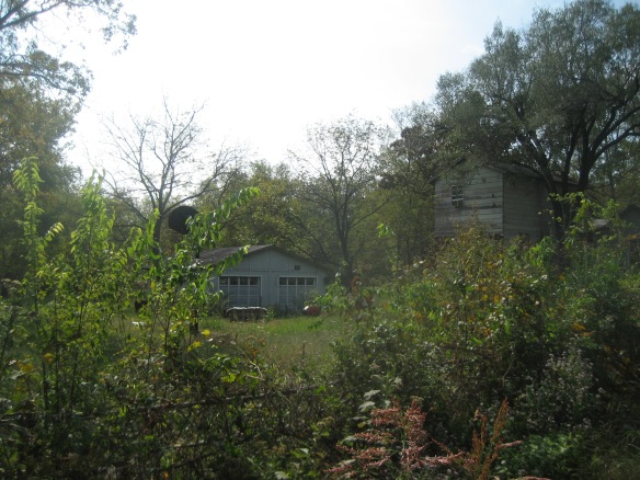 Field in Spavinaw, Oklahoma where Mickey Mantle's first boyhood home once stood