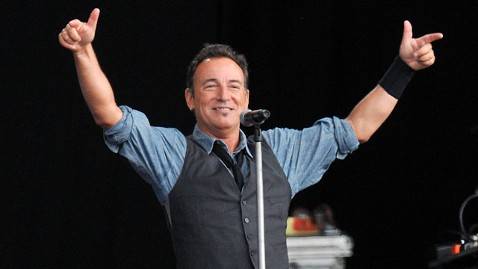 It's All About Me, Bruce Springsteen at work basking in the glow of his minions