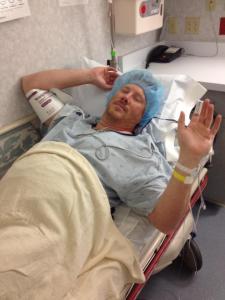 Ryan Barr Hilligoss at Delnor Hospital, Geneva, Illinois, April 2013