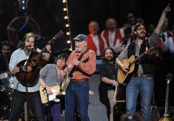 Steve Earle and Pete Seeger