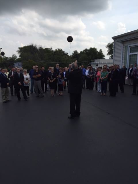 Dad with Sean balloon