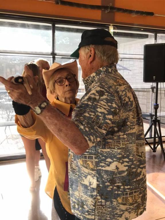 Mom and dad dancing 2017