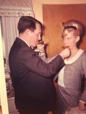 Mom and dad wedding day