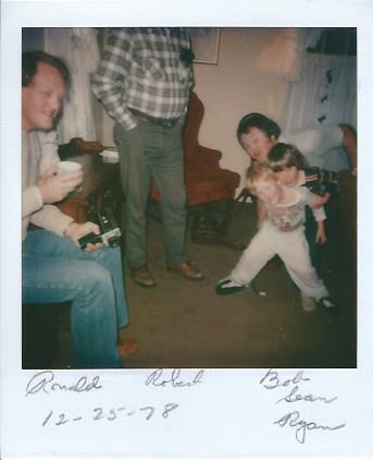 ron, dad, Sean and Ryan 1978
